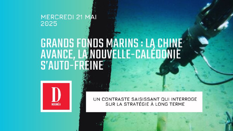 Grands fonds marins : la Chine avance, la NC s’auto-freine