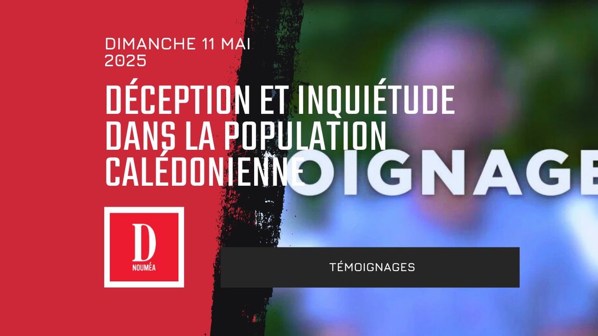 Déception et inquiétude dans la population Calédonienne