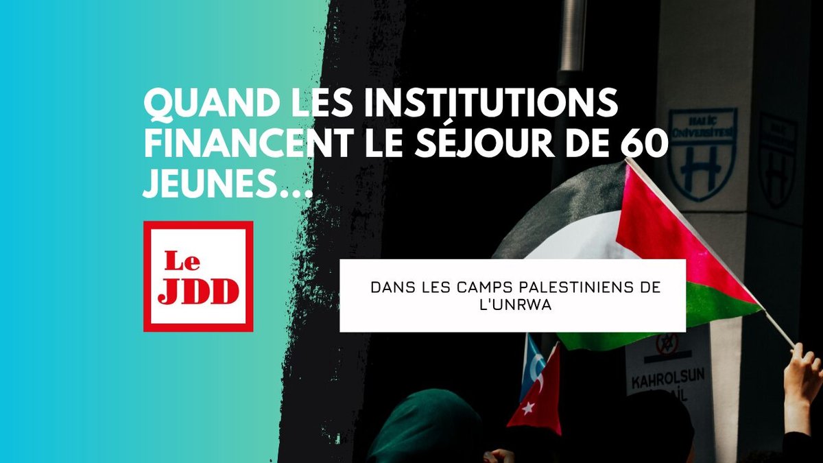 Quand les institutions financent le séjour de 60 jeunes dans les camps palestiniens de l&rsquo;UNRWA