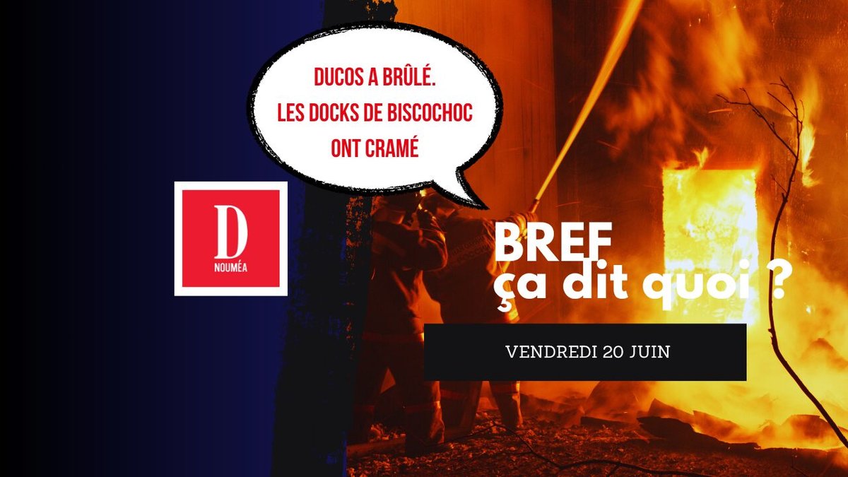 Ducos a brûlé. Les docks de Biscochoc ont cramé