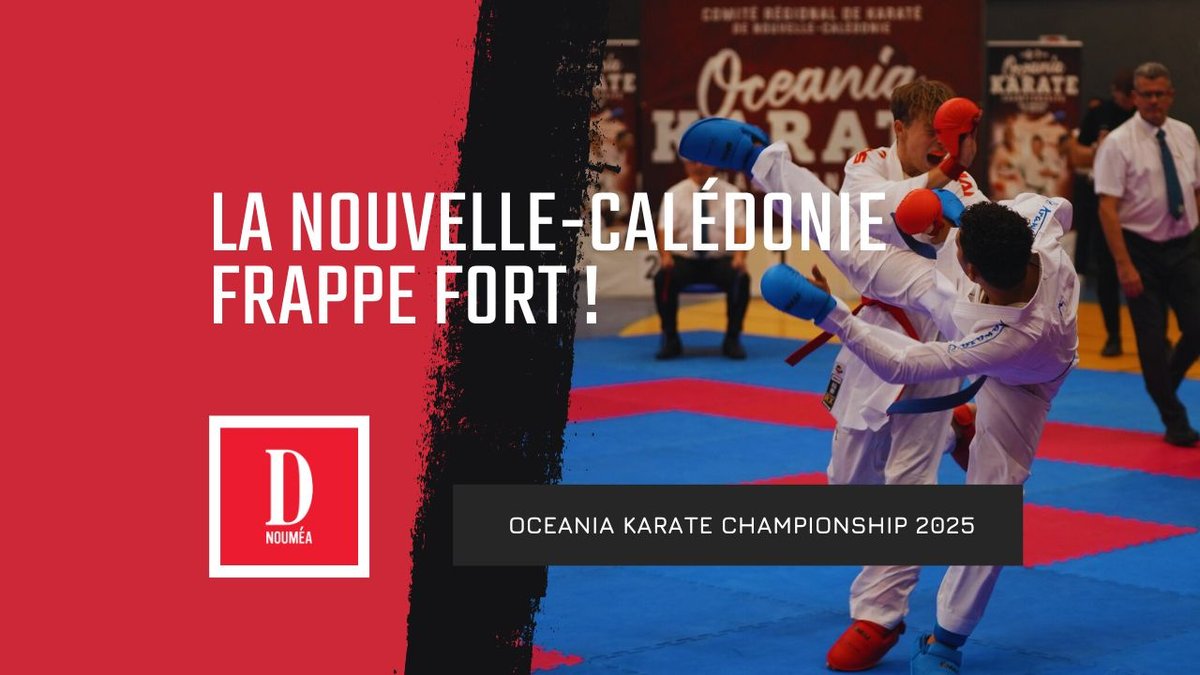 La Nouvelle-Calédonie frappe fort aux Oceania de karaté