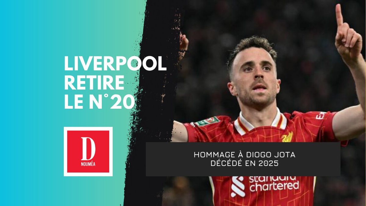 Liverpool retire le numéro 20 pour Diogo Jota