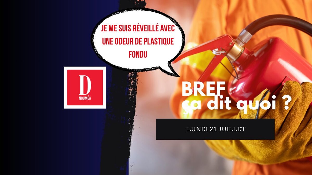 Je me suis réveillé avec une odeur de plastique fondu