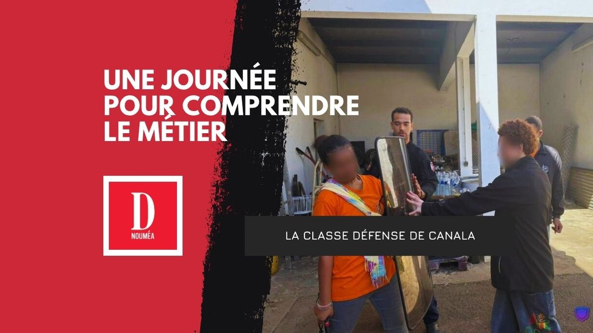 Canala : des collégiens plongent dans le quotidien des gendarmes