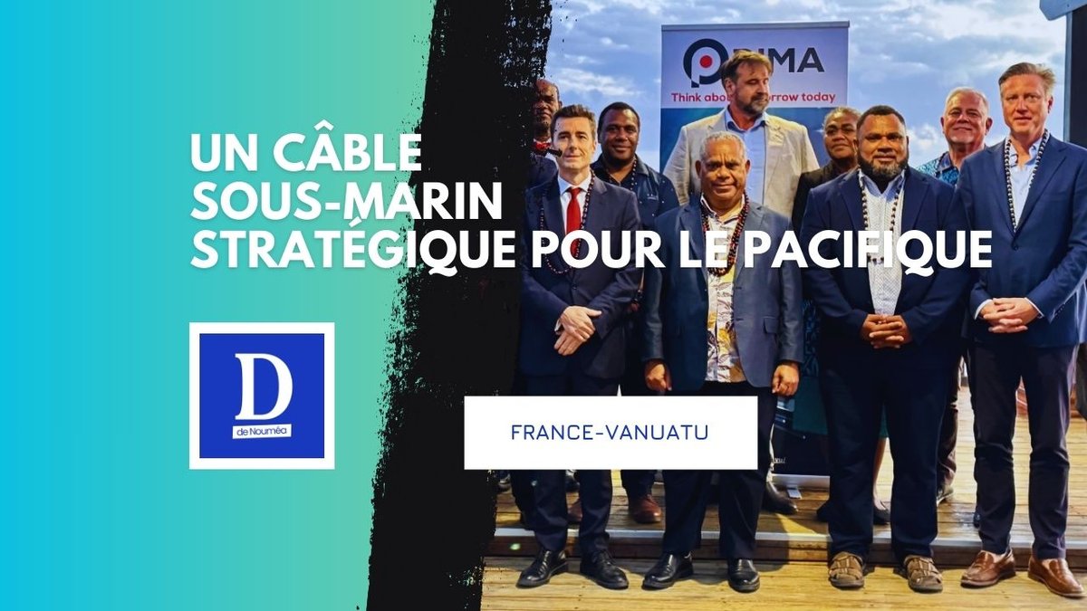 Un accord signé, un câble stratégique pour le Pacifique