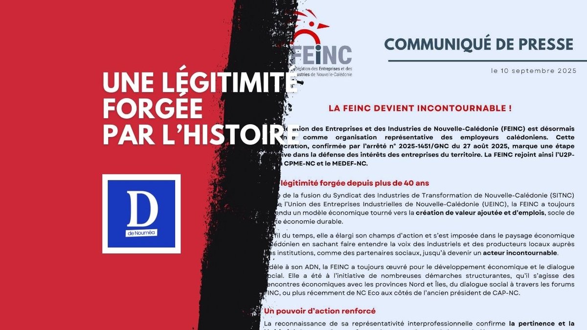 La FEINC devient incontournable dans le paysage économique calédonien