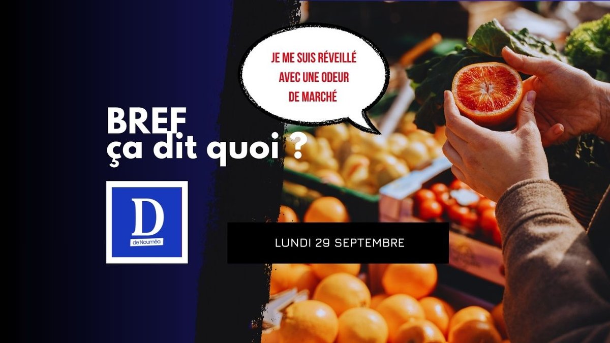 Je me suis réveillé avec une odeur de marché