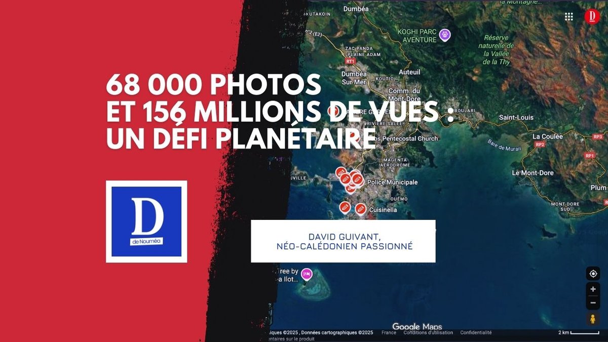 Un Calédonien veut battre le record mondial sur Google Maps