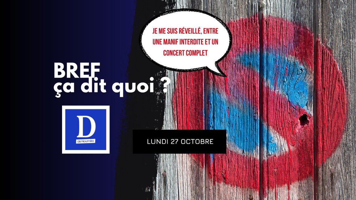 Je me suis réveillé, entre une manif interdite et un concert complet