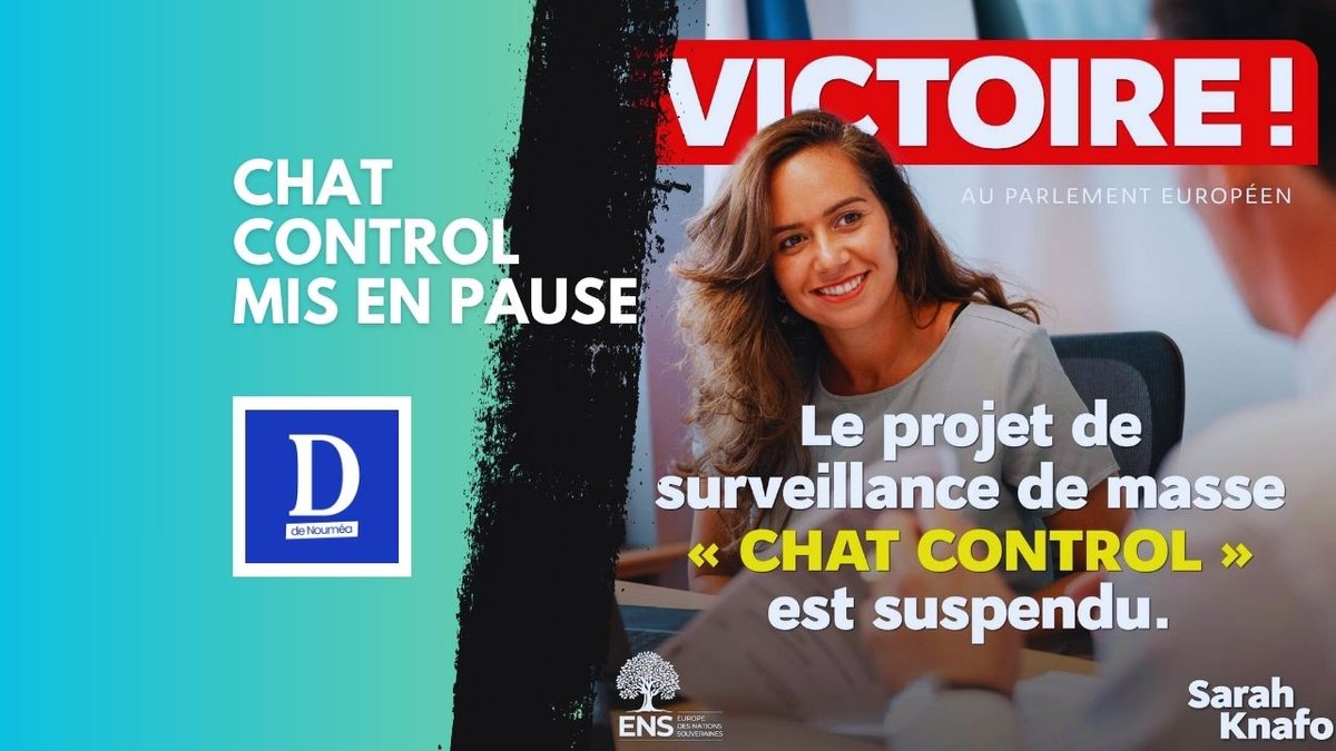 Chat control : une vistoire pour la liberté