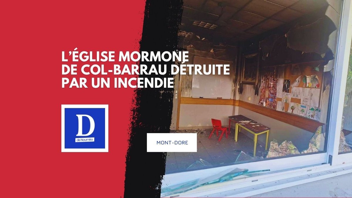 Mont-Dore : l’église mormone de Col-Barrau détruite par un incendie