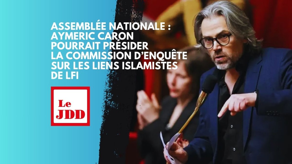 Assemblée nationale : Aymeric Caron pourrait présider la commission d’enquête sur les liens islamistes de LFI