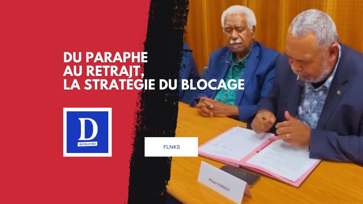 Accord de Bougival : le FLNKS crie à l’abus et se rétracte