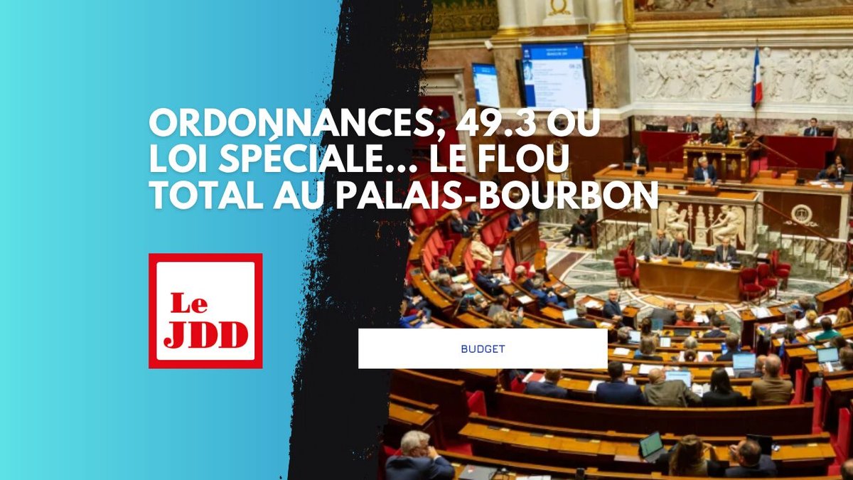 Budget : ordonnances, 49.3 ou loi spéciale… le flou total au Palais-Bourbon