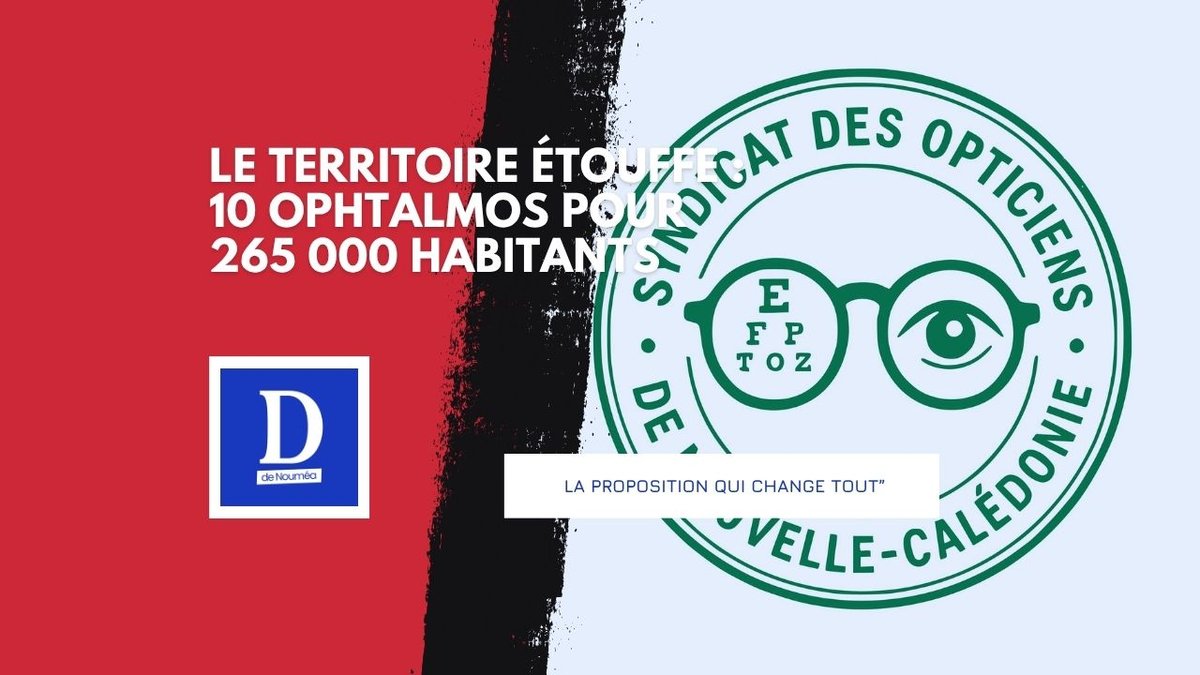 Santé visuelle : la Calédonie au bord du blackout