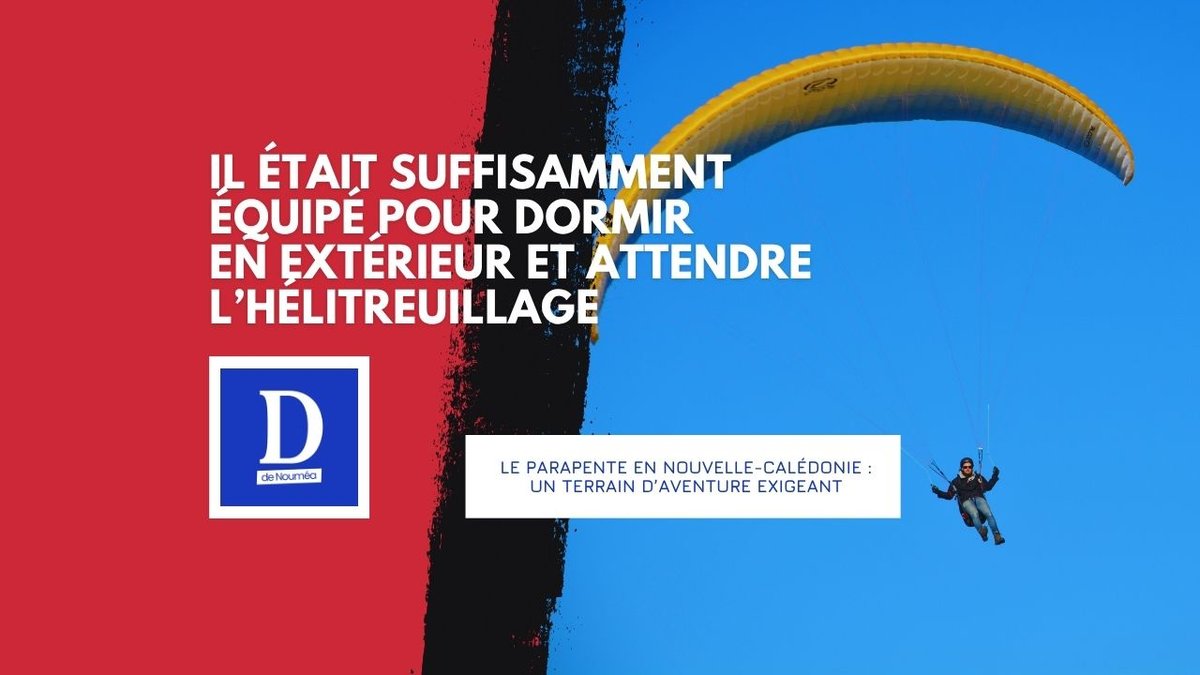 Le parapente en Nouvelle-Calédonie sous le feu des projecteurs