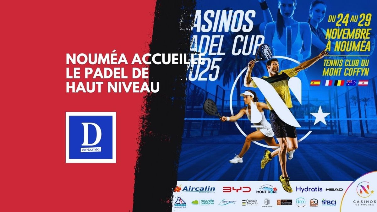 Le Mont-Coffyn devient l’arène du padel calédonien