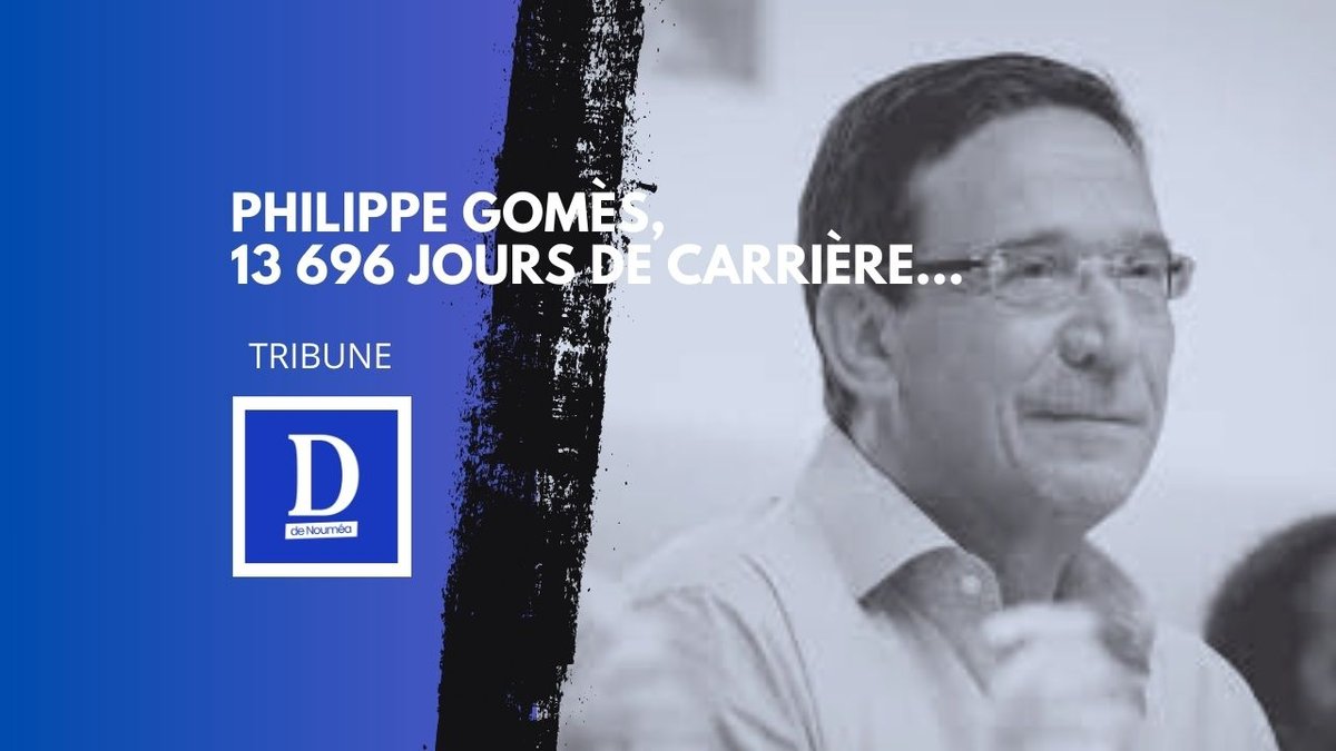 Philippe Gomès, 13 696 jours de carrière… et toujours incapable de partir
