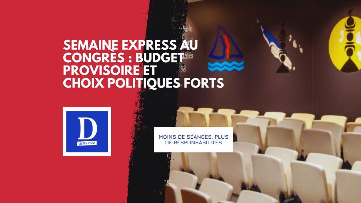 Budget 2026 : la Calédonie gouverne au ralenti avant les fêtes