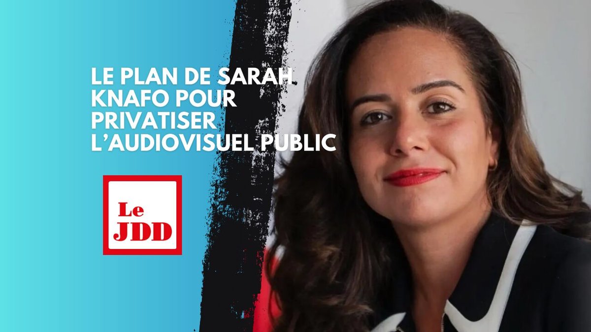 Le plan de Sarah Knafo pour privatiser l’audiovisuel public