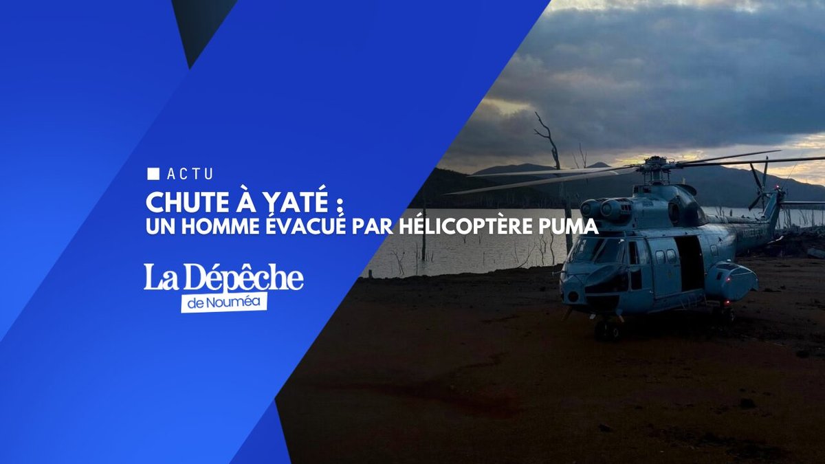 Chute au trou bleu de Yaté, l’EVASAN aérienne déclenchée