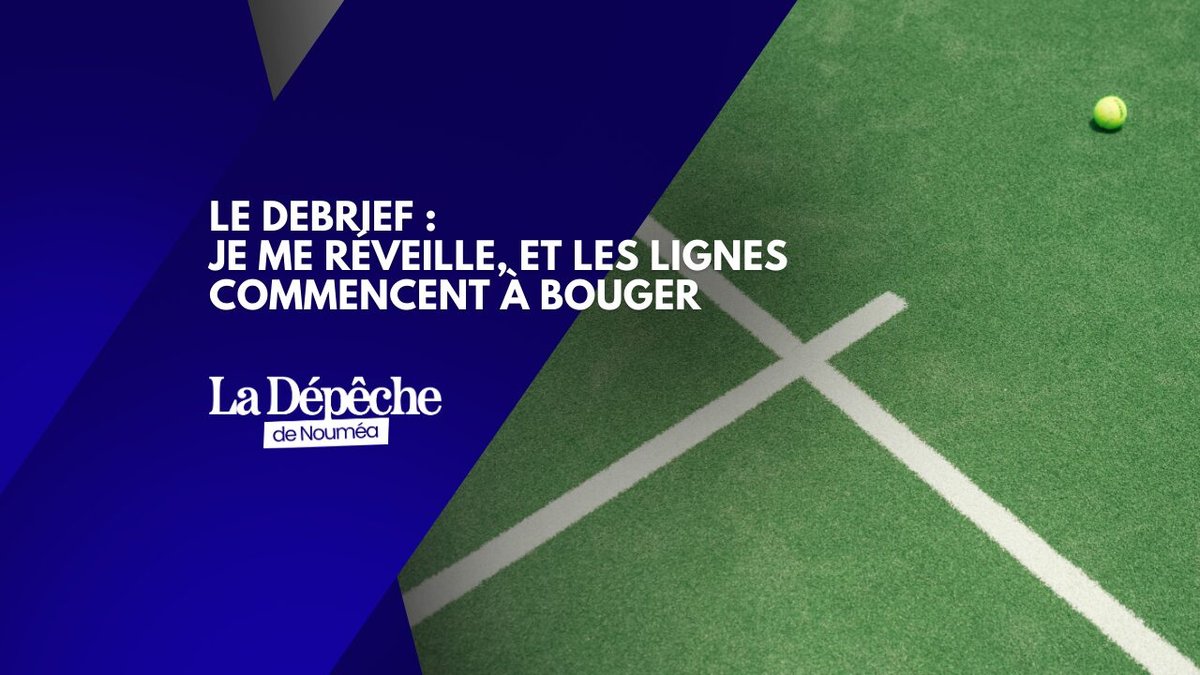 Je me réveille, et les lignes commencent à bouger