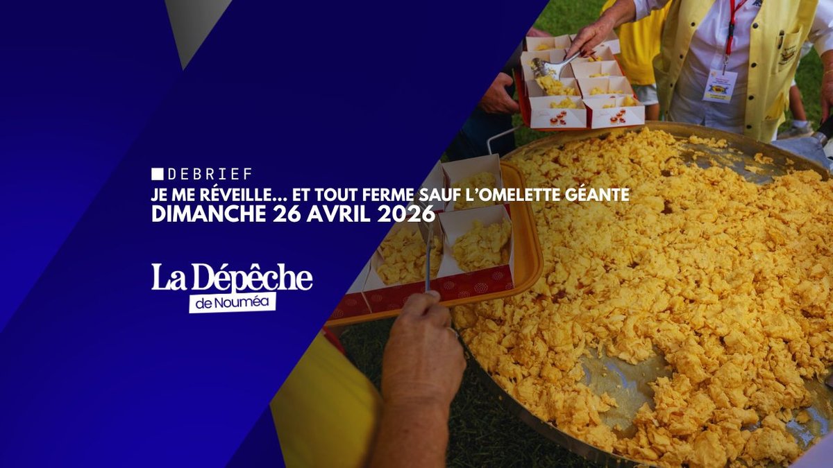 Je me réveille, et tout ferme sauf… l’omelette géante