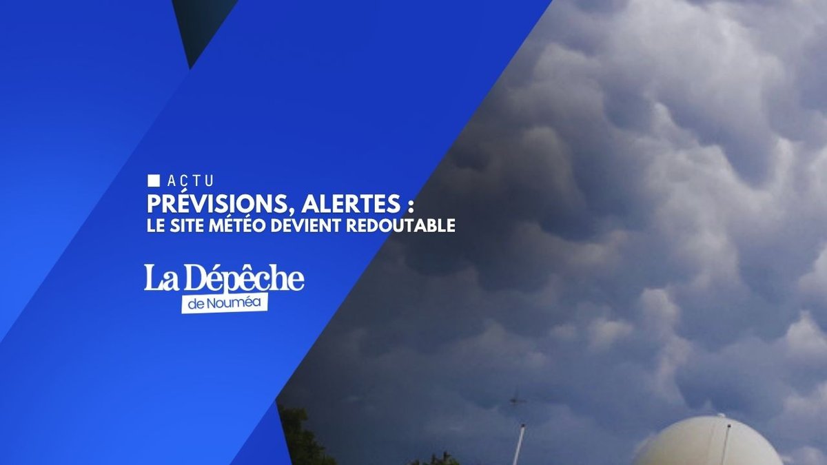Météo NC : un nouveau site plus clair et plus utile