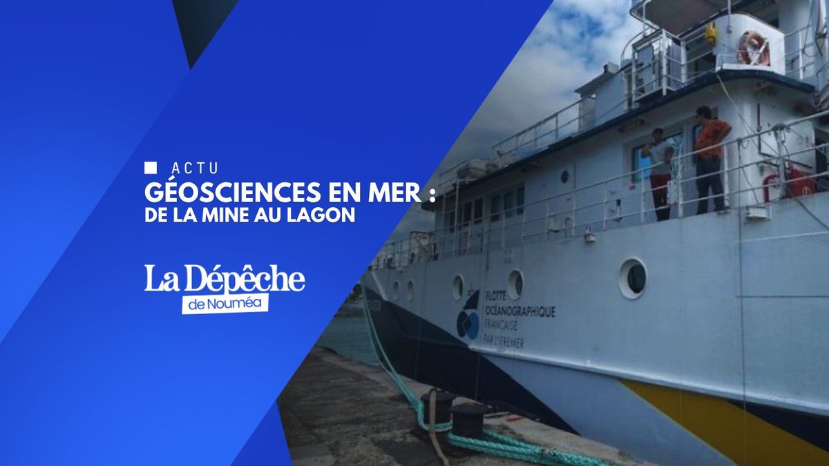 Géosciences en mer : à bord de l’Antéa, l’UNC connecte la formation aux enjeux du lagon calédonien  