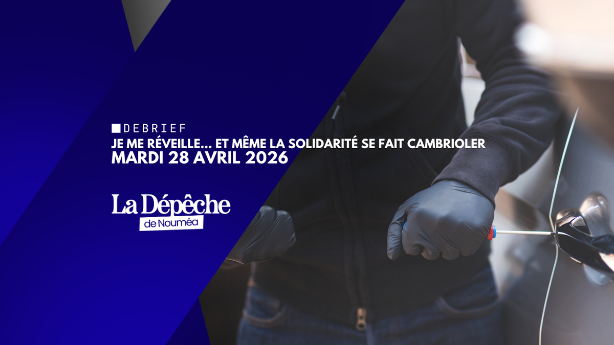 Je me réveille… et même la solidarité se fait cambrioler