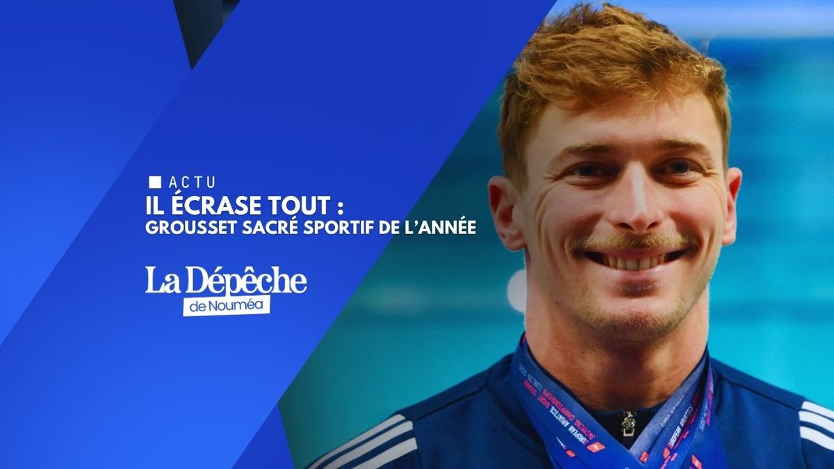Maxime Grousset sacré sportif de l’année : fierté du Caillou