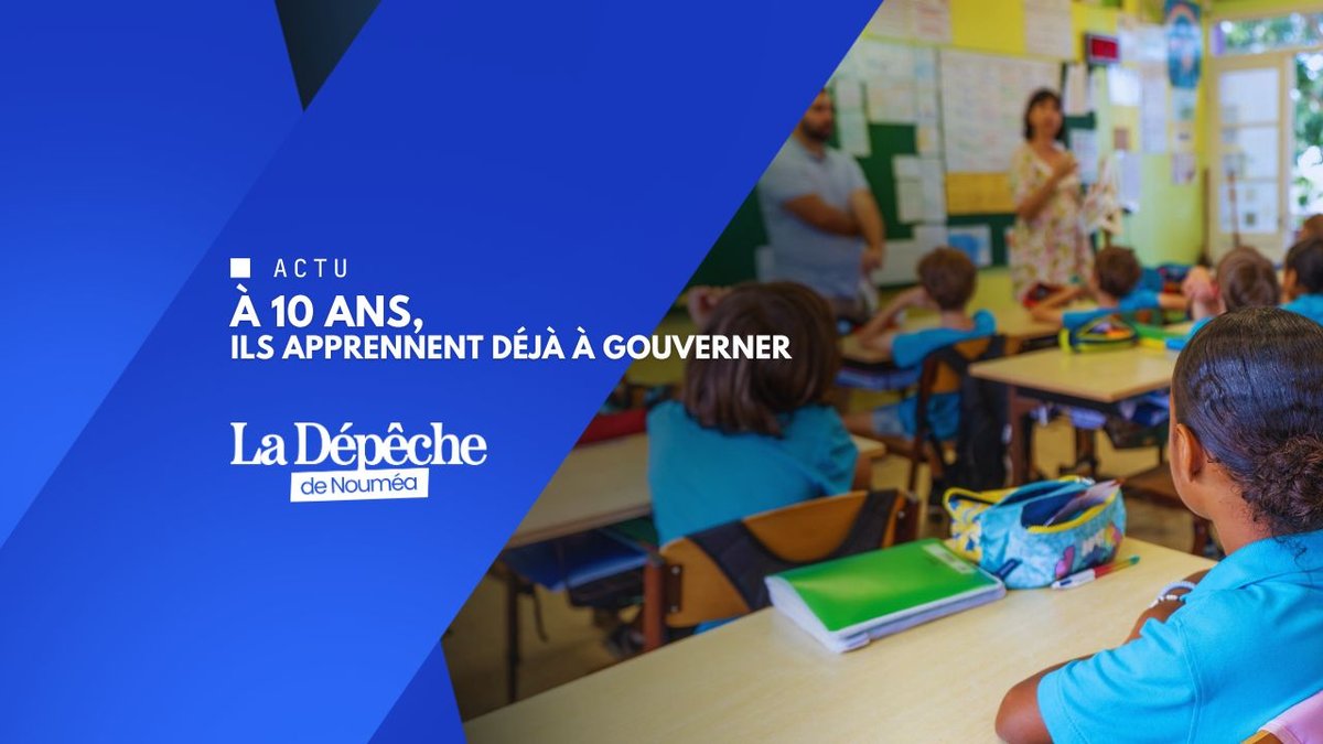 Ces écoliers vont bientôt diriger Nouméa