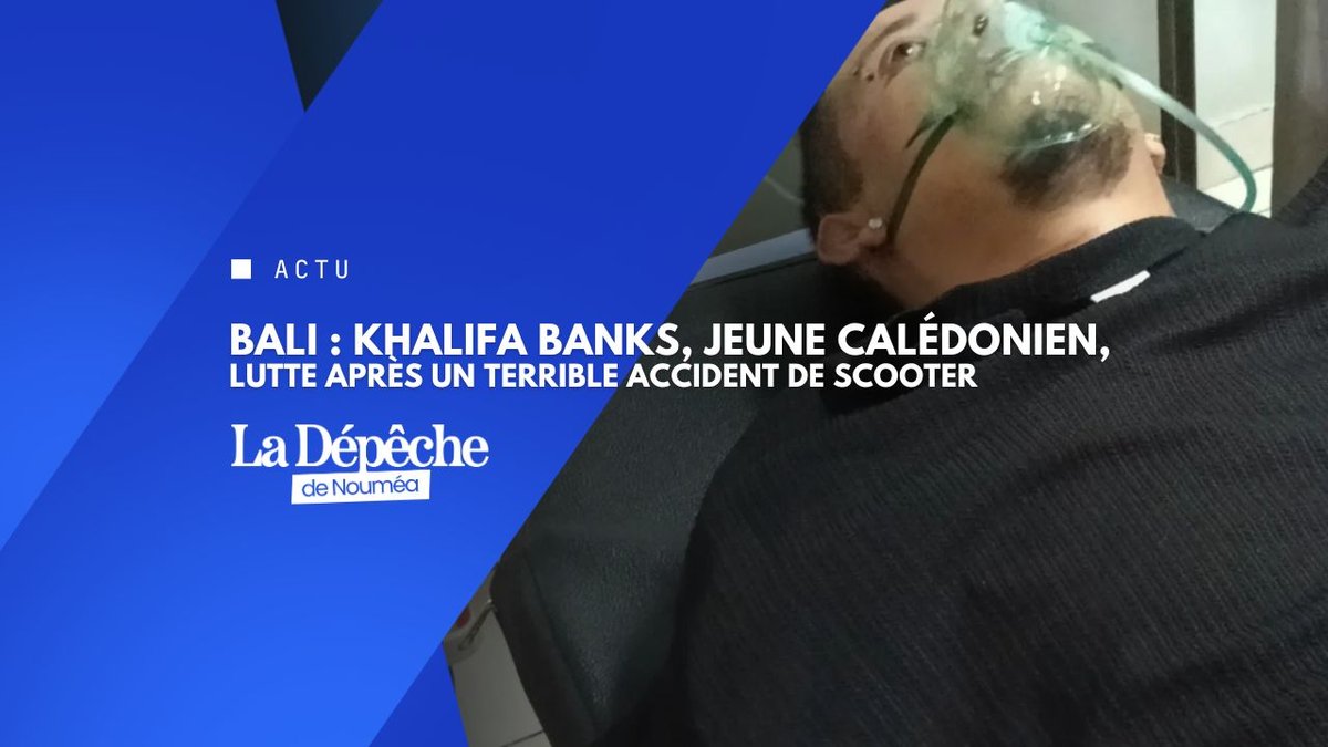 Bali : Khalifa Banks, jeune Calédonien, lutte pour sa vie après un terrible accident de scooter