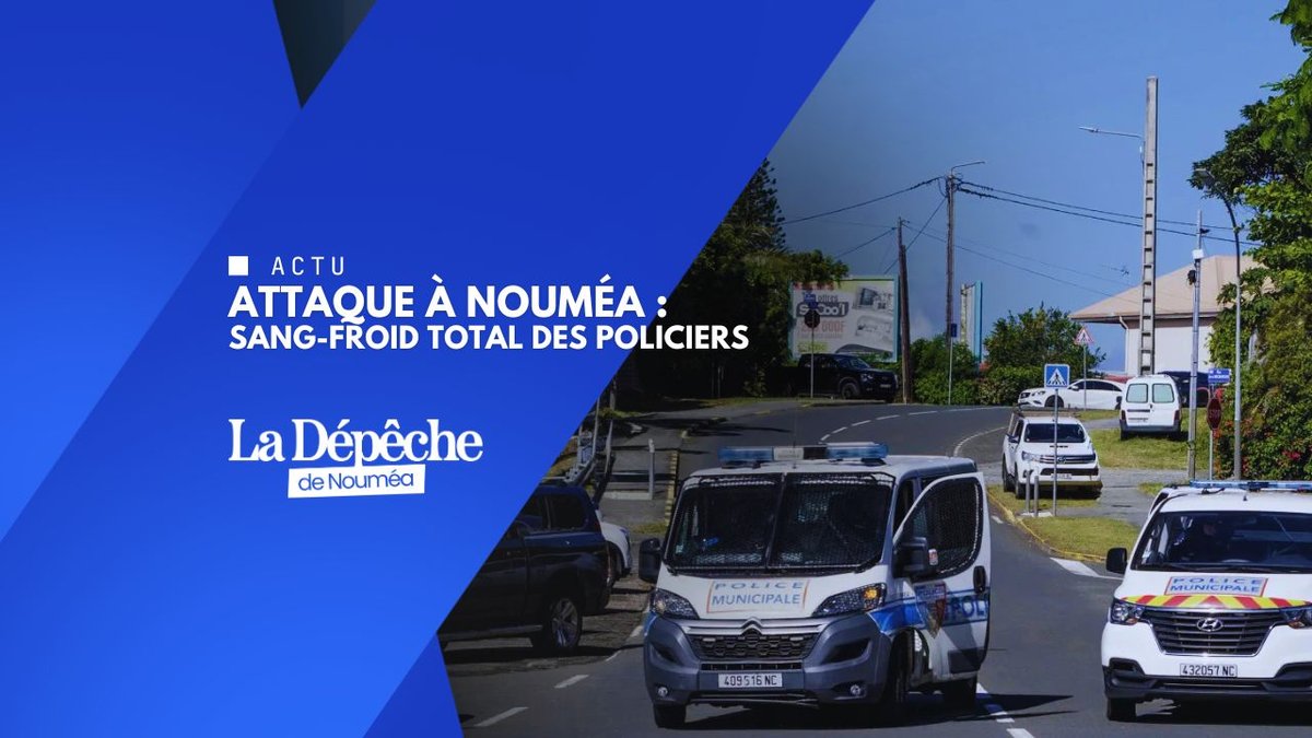Nouméa : attaque au couteau, policiers municipaux héroïques