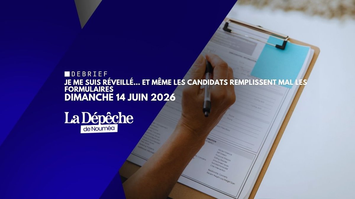 Je me suis réveillé… et même les candidats remplissent mal les formulaires