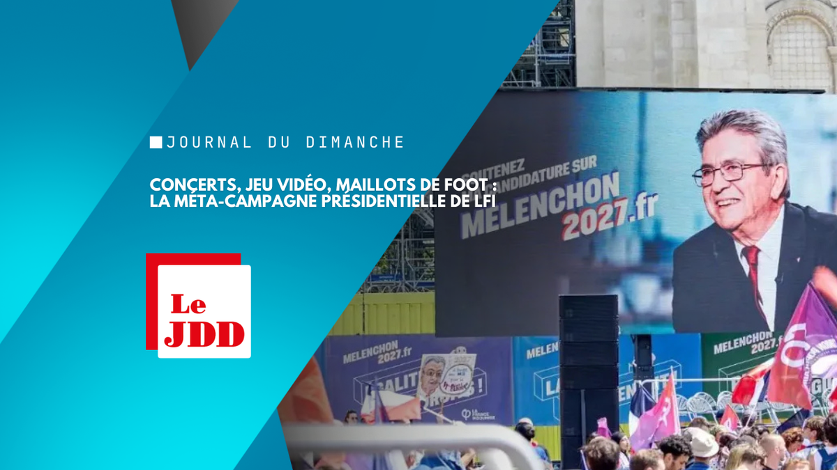 Concerts, jeu vidéo, maillots de foot : la méta-campagne présidentielle de LFI