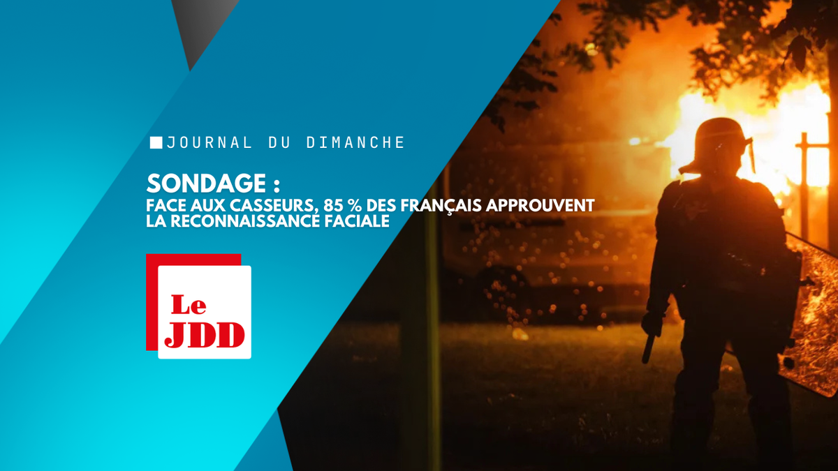 SONDAGE – Face aux casseurs, 85 % des Français approuvent la reconnaissance faciale
