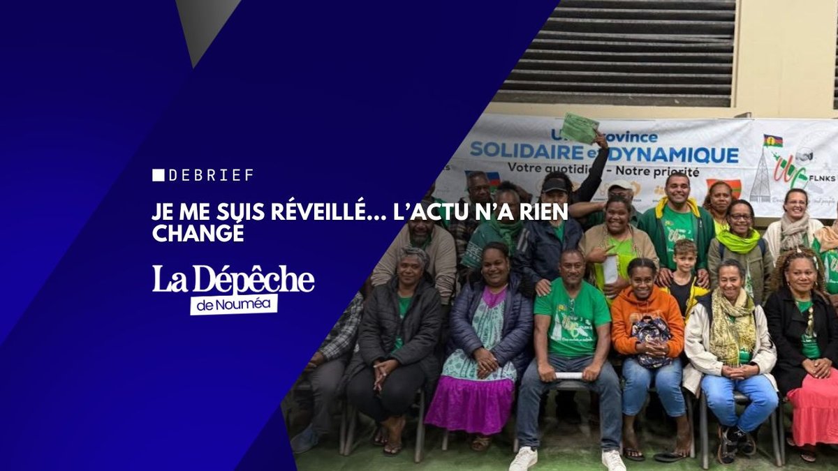 Je me suis réveillé... l'actu n'a rien calmé