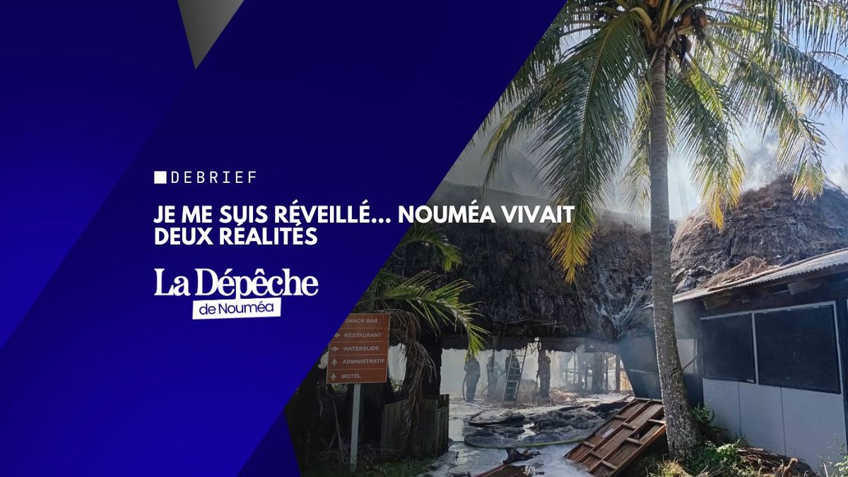 Je me suis réveillé, Nouméa vivait deux réalités