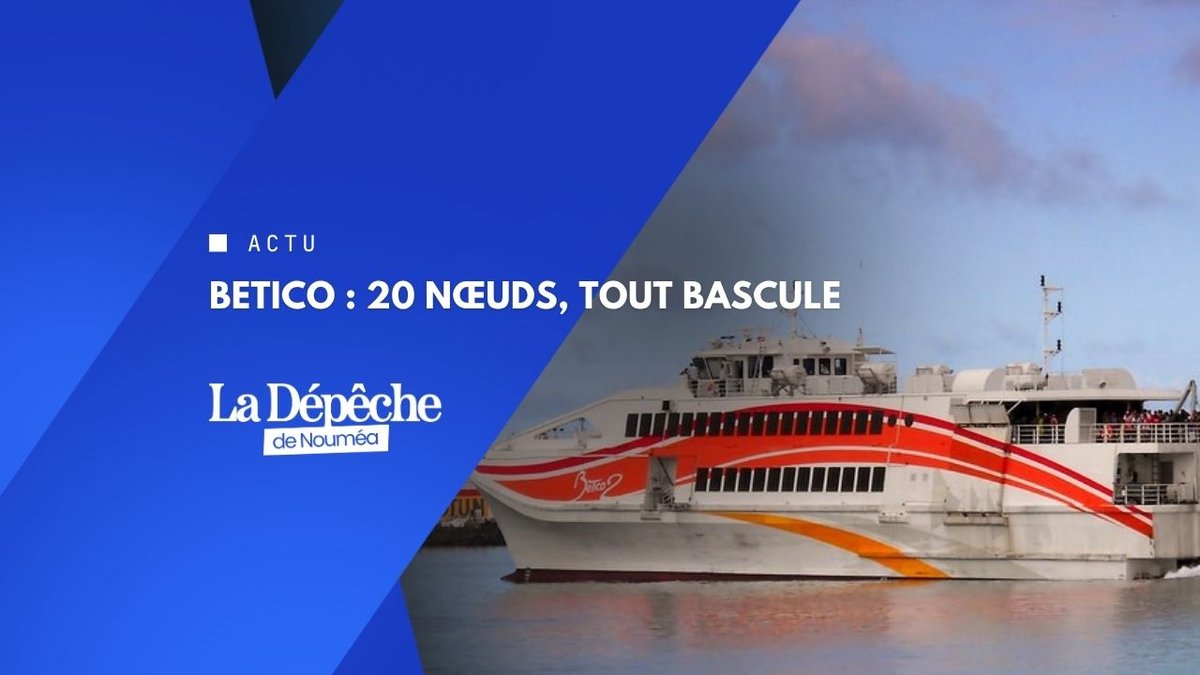 Vingt nœuds ont tout décalé