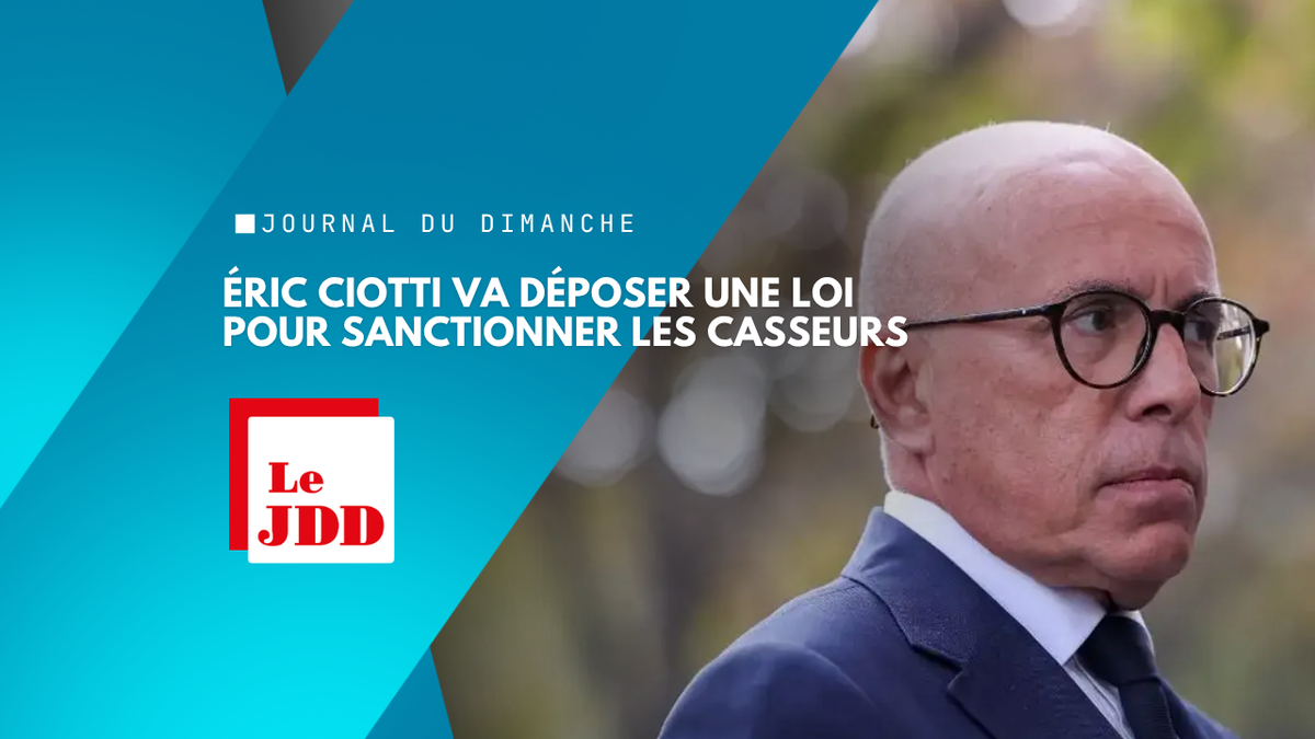INFO JDD. Blocus des lycées : Éric Ciotti va déposer une loi pour sanctionner les casseurs
