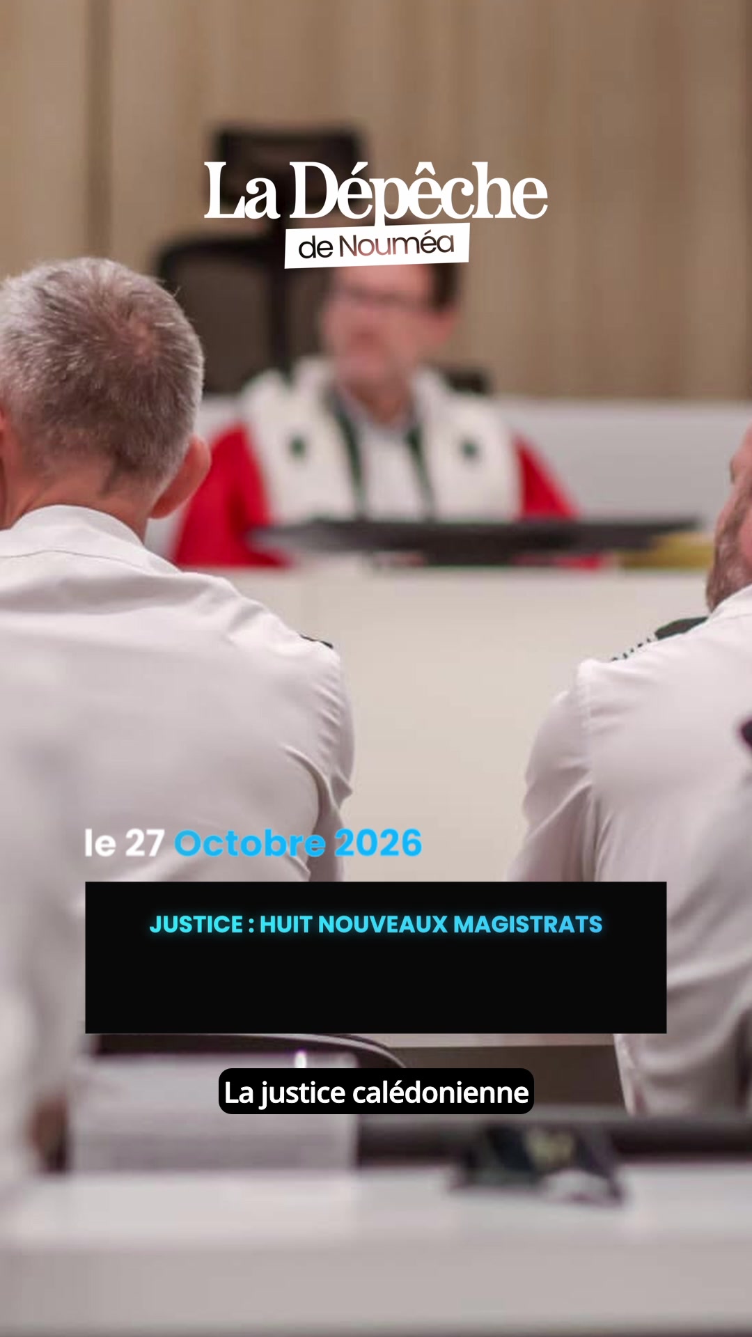 Huit nouveaux magistrats à Nouméa, mais un manque de greffiers qui complique le travail de la justice !     📎 Lien en bio